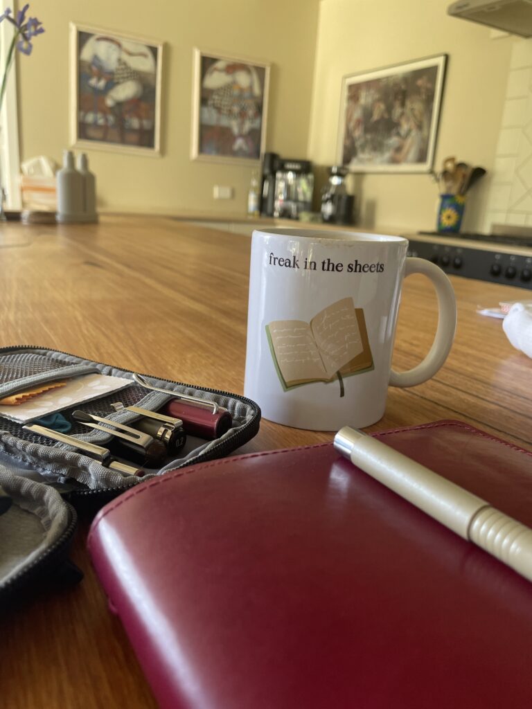 rejection writing fountain pen coffee 