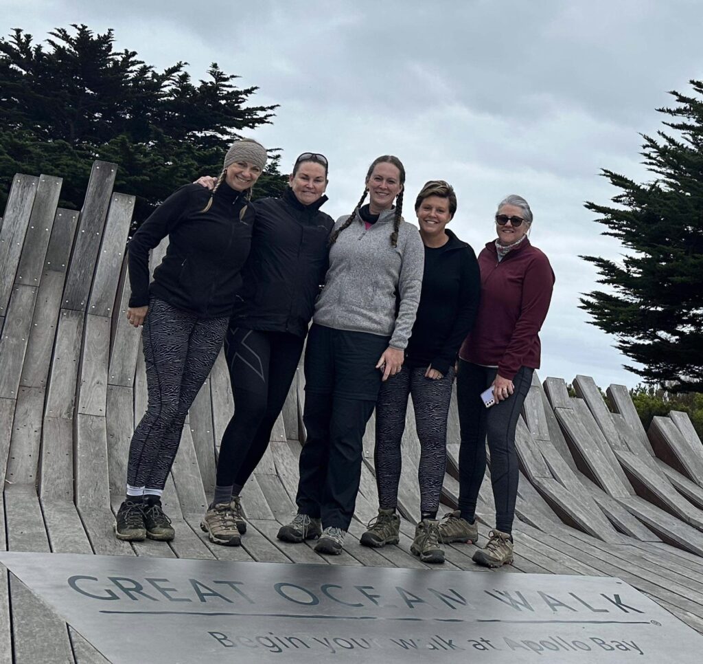 GOW Great Ocean Walk hike flamingo flock