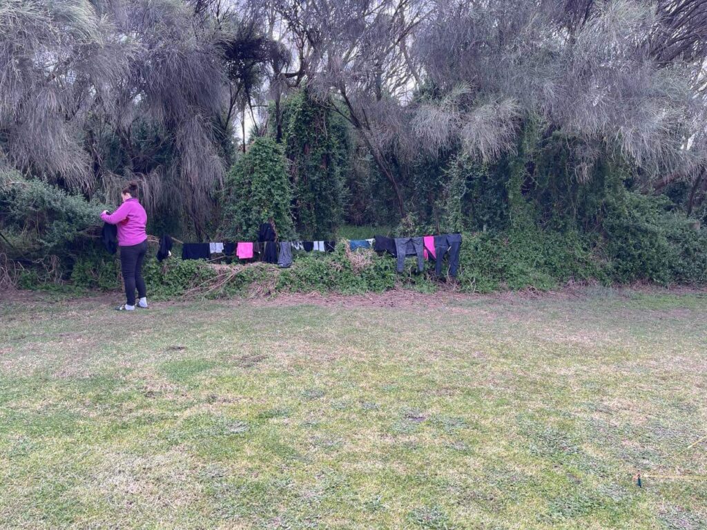 GOW Great Ocean Walk hike flamingo flock